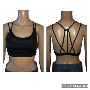 Infinite strappy back sports bra